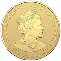 ELIZABETH II. AUSTRALIA 2021. JC. 100 DOLLARS.
