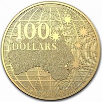 100 DOLLARS. 1oz9999 GOLD.