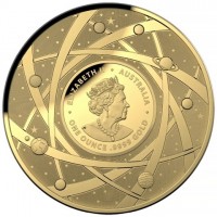 ELIZABETH II. AUSTRALIA. JC. ONE OUNCE9999 GOLD.