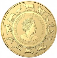 ELIZABETH II. AUSTRALIA 2021. JC. 100 DOLLARS.