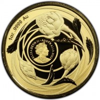 1oz9999 Au. ELIZABETH II. JC. AUSTRALIA 2022.