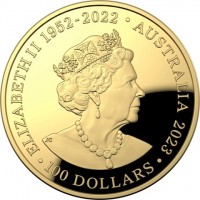 ELIZABETH II AUSTRALIA 2023. JC. 100 DOLLARS.