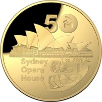 50. 1 oz9999 Au. Sydney. Opera. House.
