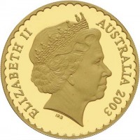 Gold coin  Australia  KM# 872