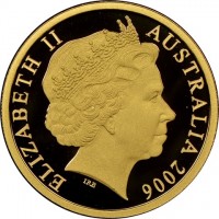 Gold coin Australia KM# 873 ELIZABETH II. AUSTRALIA. IRB. 2006.