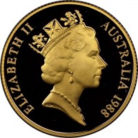 ELIZABETH II. AUSTRALIA 1988. RDM.