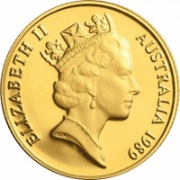 ELIZABETH II. AUSTRALIA 1989. RDM.