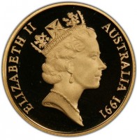 ELIZABETH II. AUSTRALIA 1991. RDM.