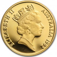 ELIZABETH II. AUSTRALIA 1992. RDM.