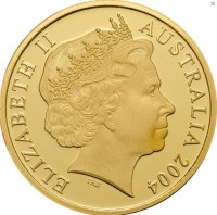 Gold coin Australia KM# 732 ELIZABETH II. AUSTRALIA. IRB. 2004.