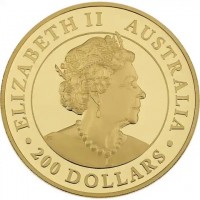 ELIZABETH II. AUSTRALIA. JC. 200 DOLLARS.