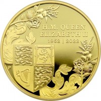 H. M. QUEEN. ELIZABETH II. 1952 2022. P.