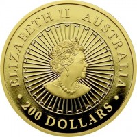 ELIZABETH II. AUSTRALIA. JC. 200 DOLLARS.