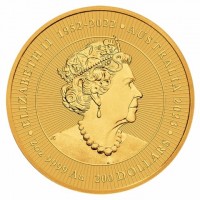 Gold coin Australia · ELIZABETH II 1952-2022 · AUSTRALIA 2023 ·. JC. 2oz 9999 Au 200 DOLLARS.