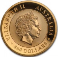 ELIZABETH II. AUSTRALIA.  IRB. 500 DOLLARS.