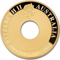 ELIZABETH II AUSTRALIA. IRB. 1.8 KG 9999 GOLD 2018 9000 DOLLARS.