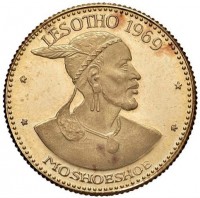 *  LESOTHO 1969 *. * MOSHOESHOE *.