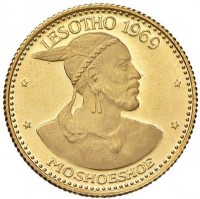 Gold coin  Lesotho  KM# 9