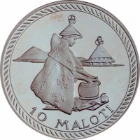 Silver coin  Lesotho  KM# 13
