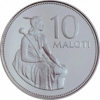 Silver coin  Lesotho  KM# 23a