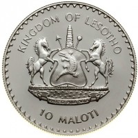 Silver coin Lesotho KM# 50 Silver coin Lesotho KM# 50