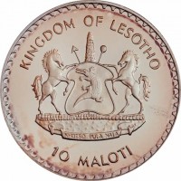 Silver coin  Lesotho