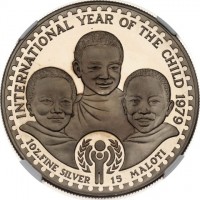 Copper-Nickel coin  Lesotho  KM# Pn11