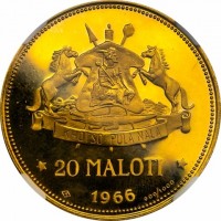 Gold coin  Lesotho  KM# Pn9