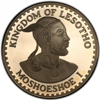 KINGDOM OF LESOTHO. MOSHOESHOE I.