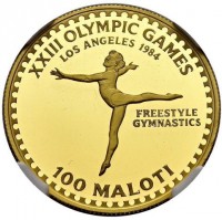 XXIII OLYMPIC GAMES LOS ANGELES 1984. FREESTYLE GYMNASTICS.