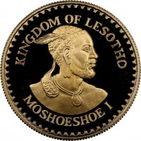 KINGDOM OF LESOTHO. MOSHOESHOE I.