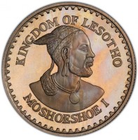 KINGDOM OF LESOTHO. MOSHOESHOE I.