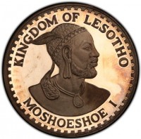 KINGDOM OF LESOTHO. MOSHOESHOE I.
