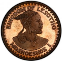KINGDOM OF LESOTHO. MOSHOESHOE I.