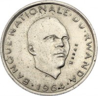 BANQUE · NATIONALE · DU · RWANDA. CVD. ESSAI. · 1964 ·.