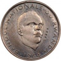 BANQUE · NATIONALE · DU · RWANDA. CVD. ESSAI. · 1964 ·.