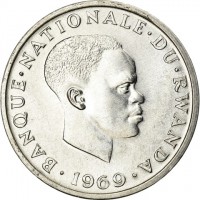 Aluminum coin Rwanda KM# 8 Aluminum coin Rwanda KM# 8