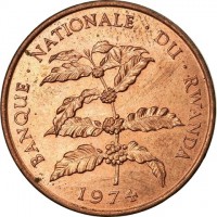 BANQUE · NATIONALE · DU · RWANDA. 1974.