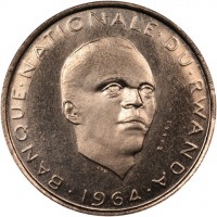 BANQUE · NATIONALE · DU · RWANDA. CVD. ESSAI. · 1964 ·.