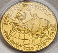 Gold coin Rwanda KM# 136 Gold coin Rwanda KM# 136