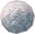 obverse of 50 Cents - Elizabeth II - Bass Strait (1998) coin with KM# 364 from Australia. Inscription: ELIZABETH II AUSTRALIA 1998 RDM