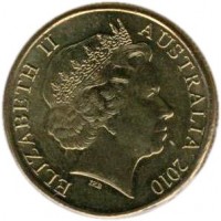 Australia coin 1 Dollar - Elizabeth II - Girl Guiding - 4'th Portrait (2010) obverse obverse of 1 Dollar - Elizabeth II - Girl Guiding - 4'th Portrait (2010) coin with KM# 1499 from Australia. Inscription: ELIZABETH II AUSTRALIA 2010 IRB