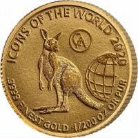 Gold coin  Rwanda  KM# 191