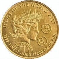 Gold coin Rwanda KM# 208 Gold coin Rwanda KM# 208