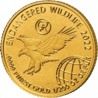 ICONS OF THE WORLD 2026.9999 FINEST GOLD 1/200 OZ OR PUR. GA.