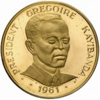 PRESIDENT GREGOIRE KAYIBANDA. A.COLUMBO. · · 1961 · ·.
