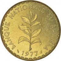 Brass coin Rwanda KM# 16 Brass coin Rwanda KM# 16