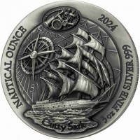 NAUTICAL OUNCE. 2024  1oz FINE SILVER 999. Cutty Sark.