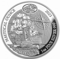 NAUTICAL OUNCE 2025  1oz FINE SILVER 999. HMS Victory.