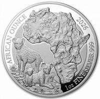 AFRICAN OUNCE 2026 1oz FINE SILVER 999.